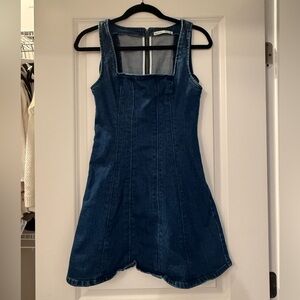 Abercrombie Blue Denim Sleeveless Dress